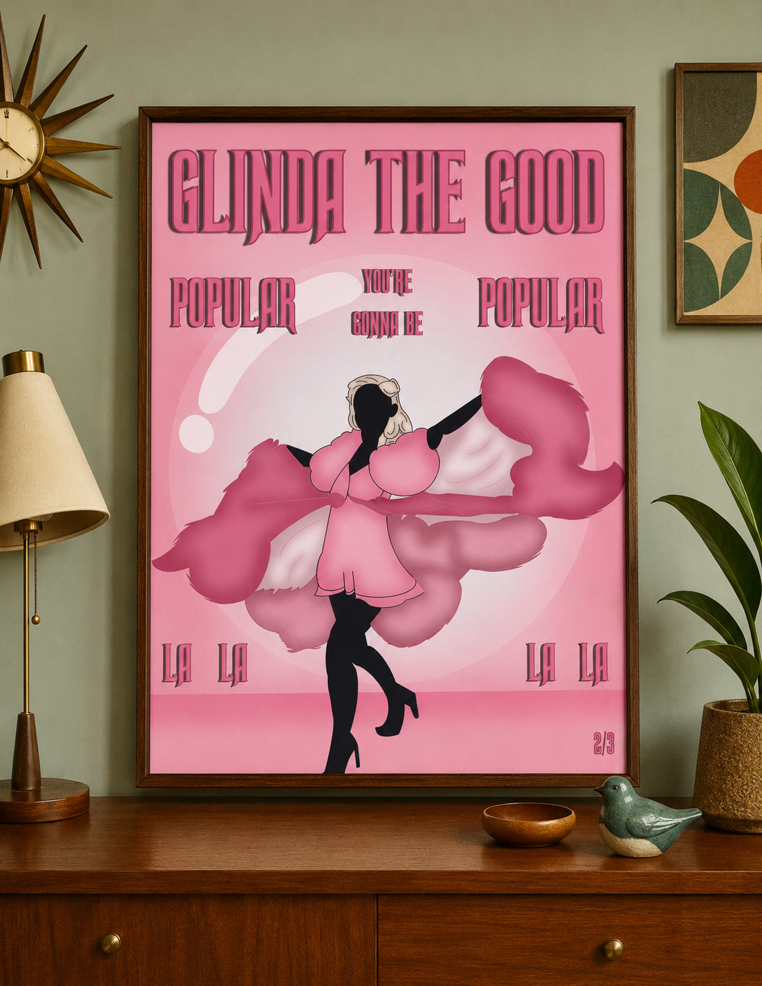 Wicked - Unframed Glinda Print
