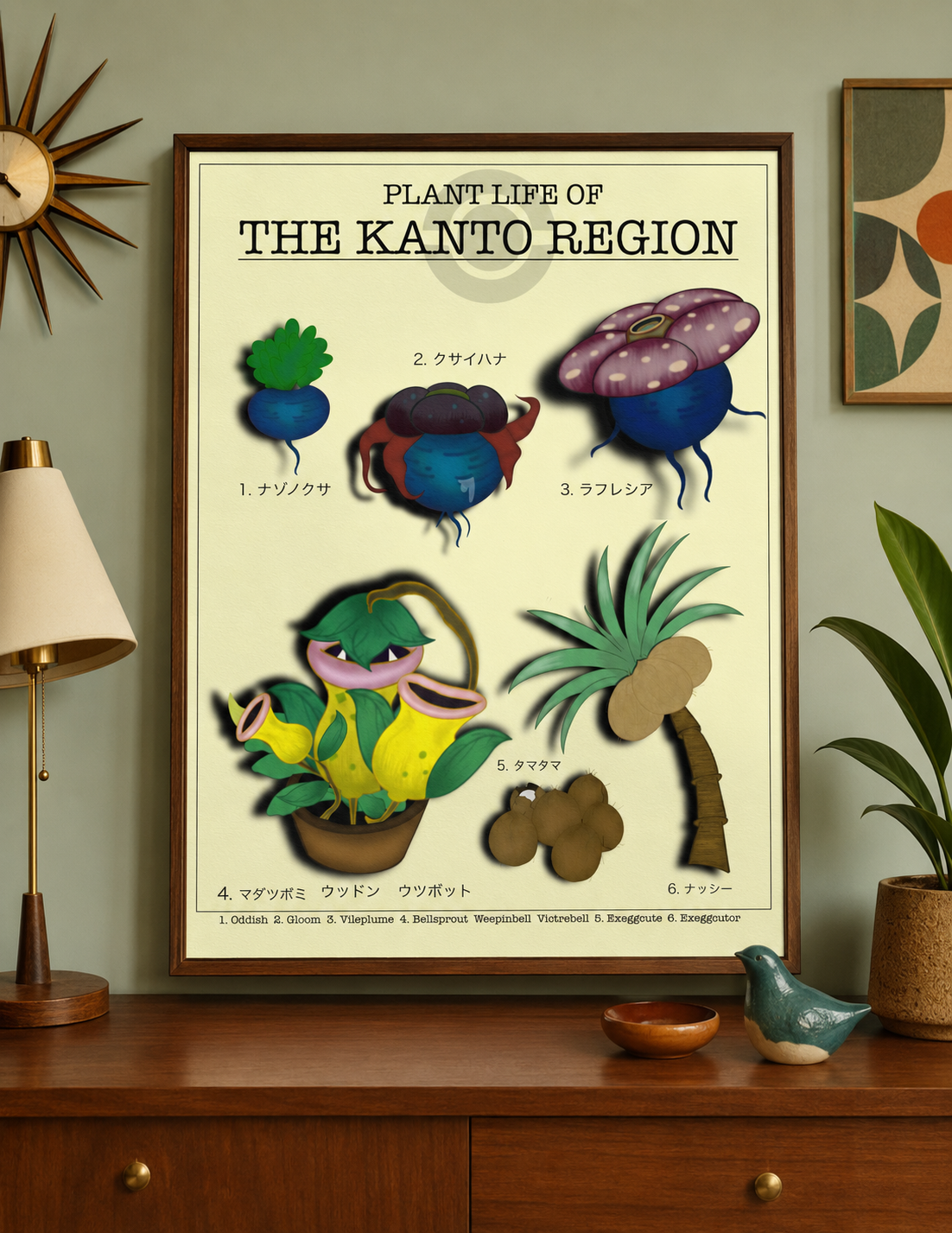 Kanto Botanical Unframed Print